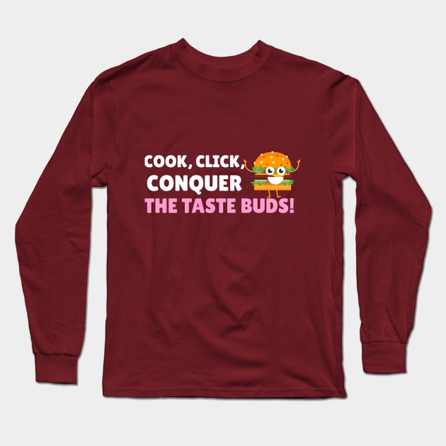 Food bloggers conquer taste buds Long Sleeve T-Shirt by Hermit-Appeal